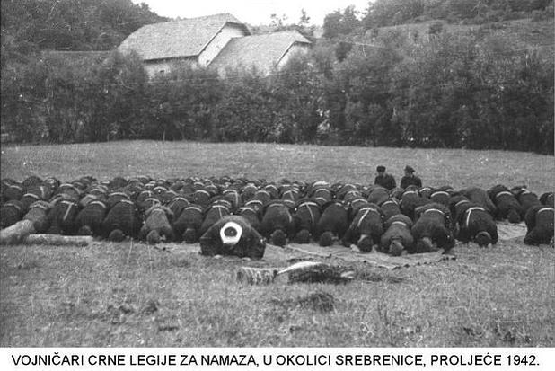 muslimani ustase srebrenica crna legija 1942.