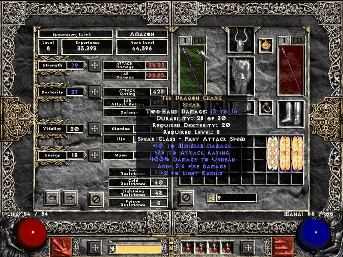 Best cRPGs FENDAZON Build, Diablo 2 Resurrected, Spearazon Part I