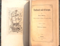 Martin, Henri: Rußland und Europa. Carl Rümpler, Hannover 1869. Übersetzt und eingeleitet von Gottfried Kinkel