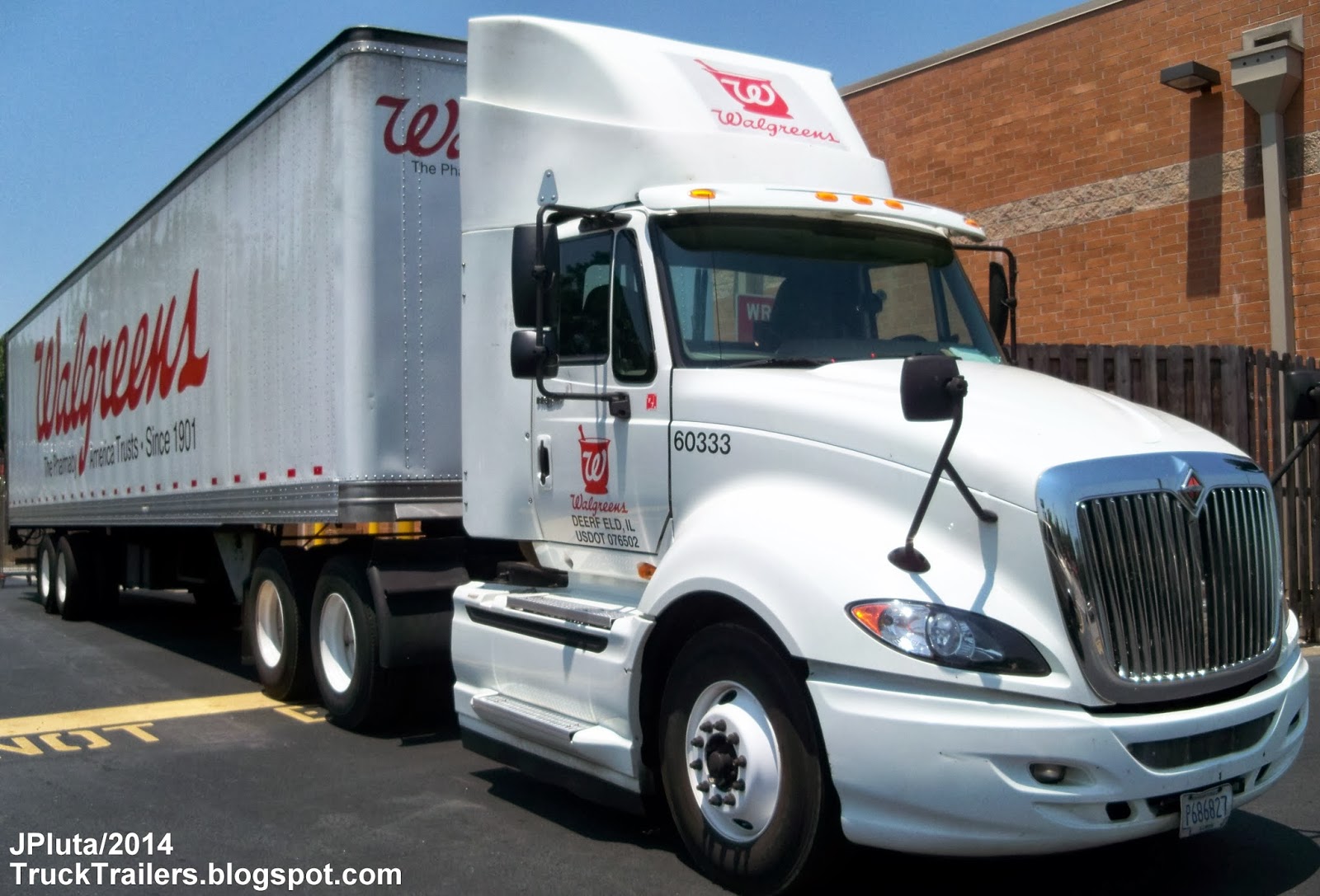 TRUCK TRAILER Transport Express Freight Logistic Diesel Mack Peterbilt