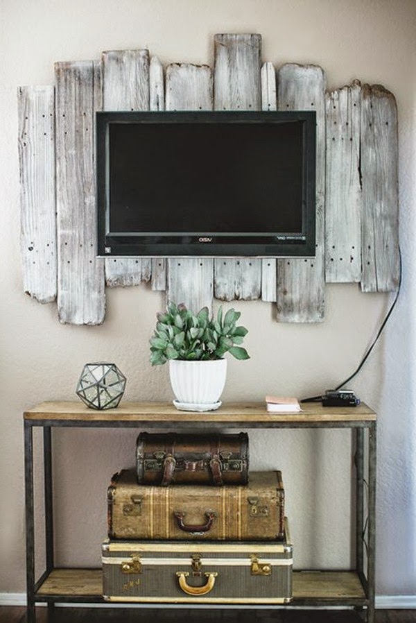 Original decorations from wooden pallets