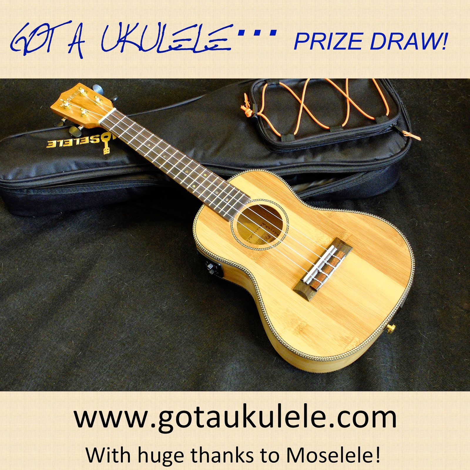 Moselele ukulele giveaway