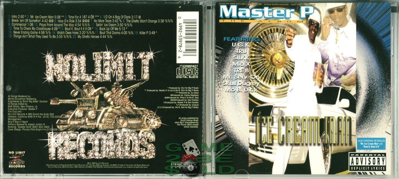 Game 2 Be old Master P Ice Cream Man (1996)