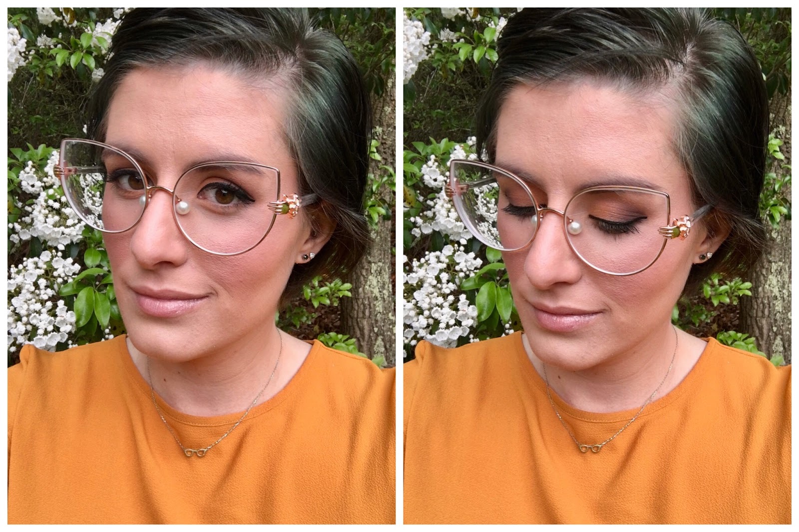 behind the leopard glasses: mountain laurel