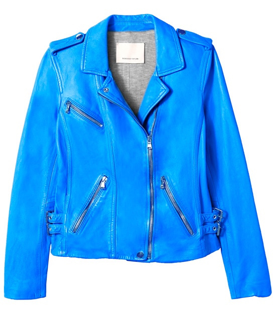 Electric Blue Moto Jacket Obsessed - Josephina Collection
