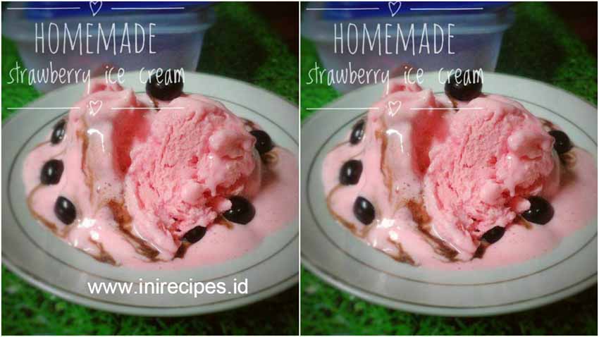 Resep Membuat Strawberry Ice Cream Ekonomis by Ocha Nicesha Resep Membuat Strawberry Ice Cream Ekonomis by Ocha Nicesha