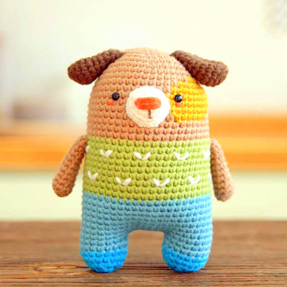Amigurumi dog crochet pattern