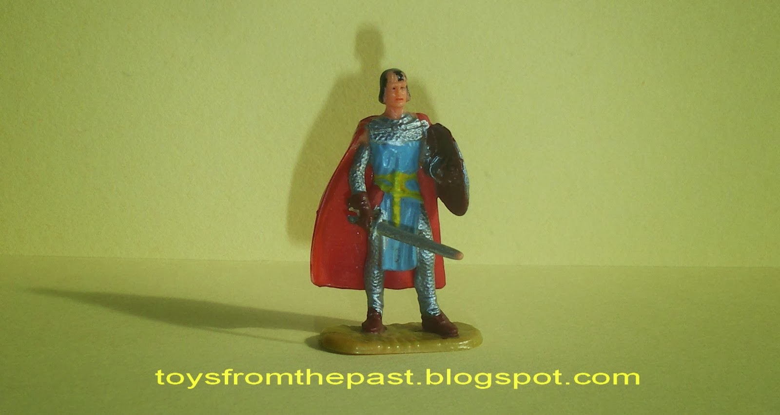 Toys from the Past: #349 ELASTOLIN MEDIEVAL KNIGHTS (Around 1960)