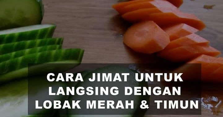 Cara Jimat Untuk Langsing Dengan Lobak Merah Timun
