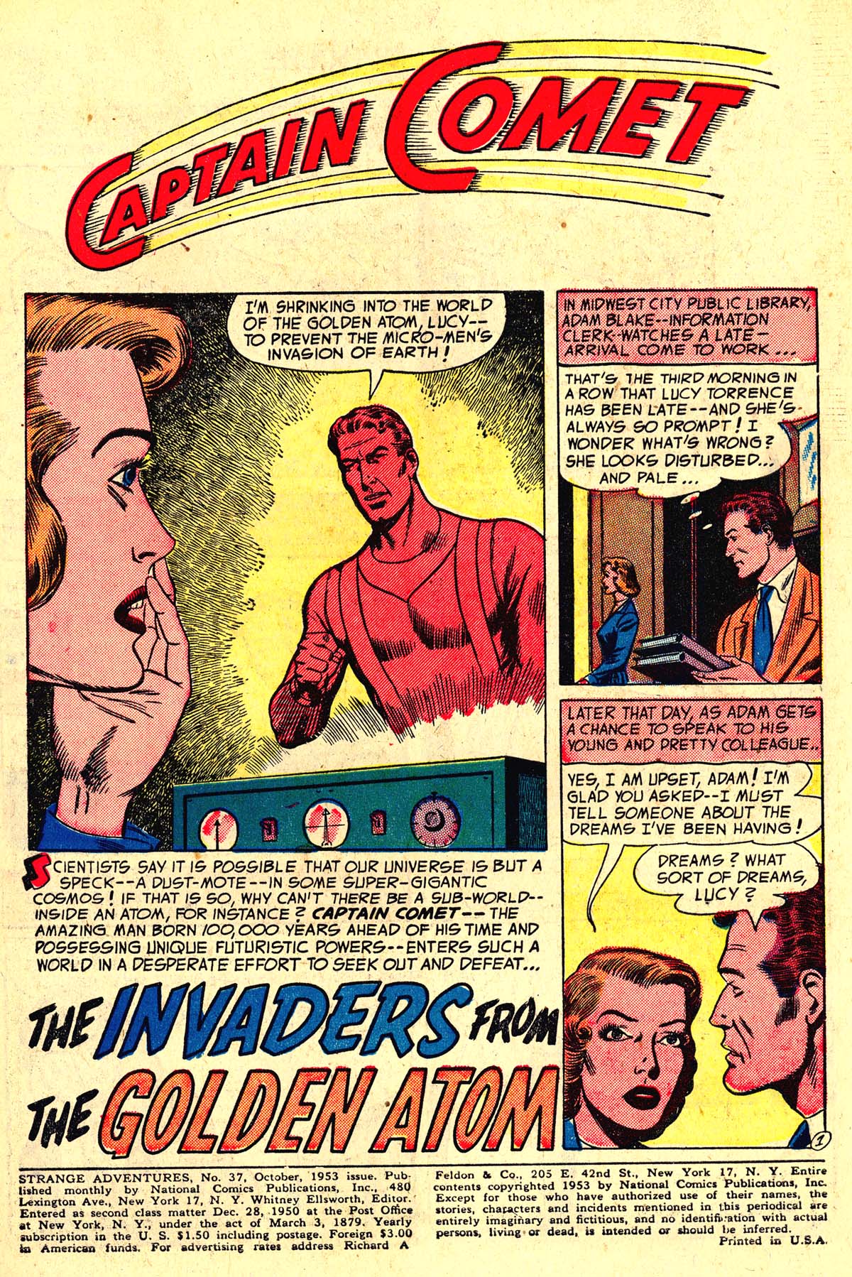 Read online Strange Adventures (1950) comic -  Issue #37 - 3