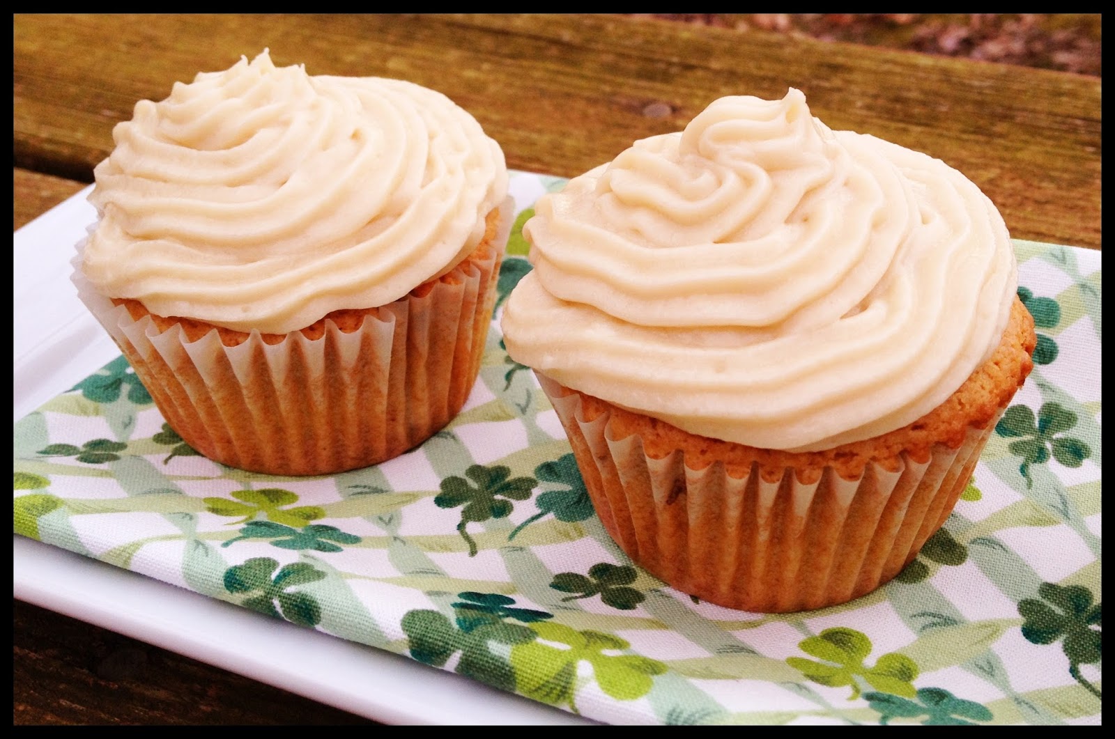 Bailey Irish Cream Cupcakes Basilmomma
