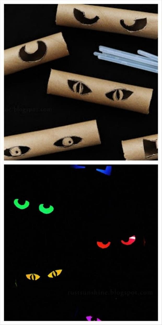 halloween paper rolls