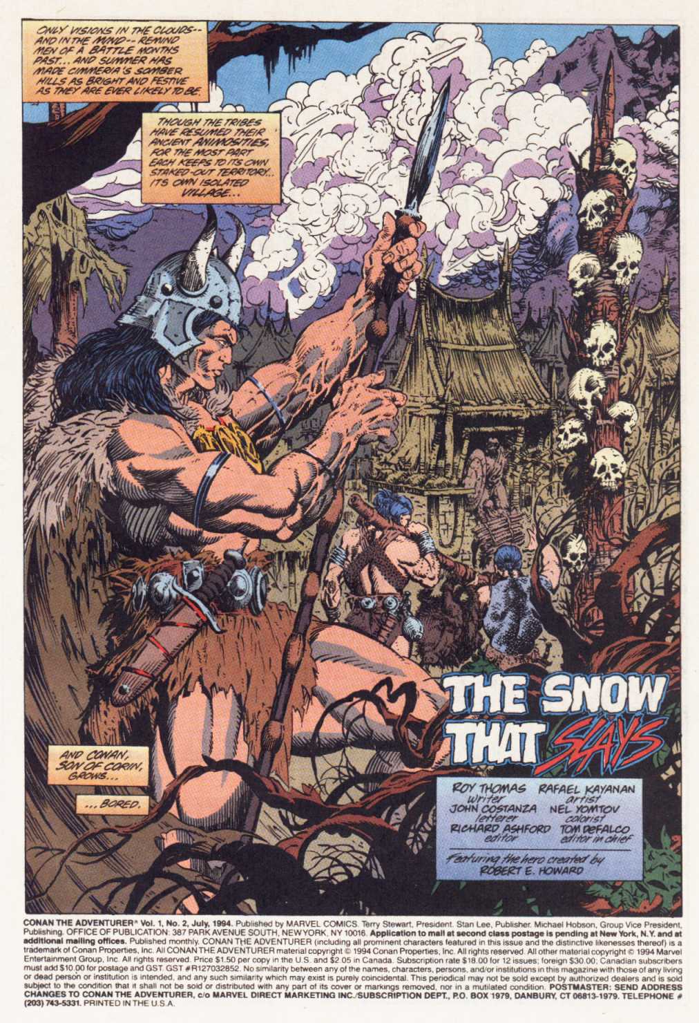 Read online Conan the Adventurer comic -  Issue #2 - 2