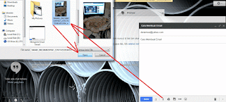 Upload File yang Akan Dikirim Melalui Email