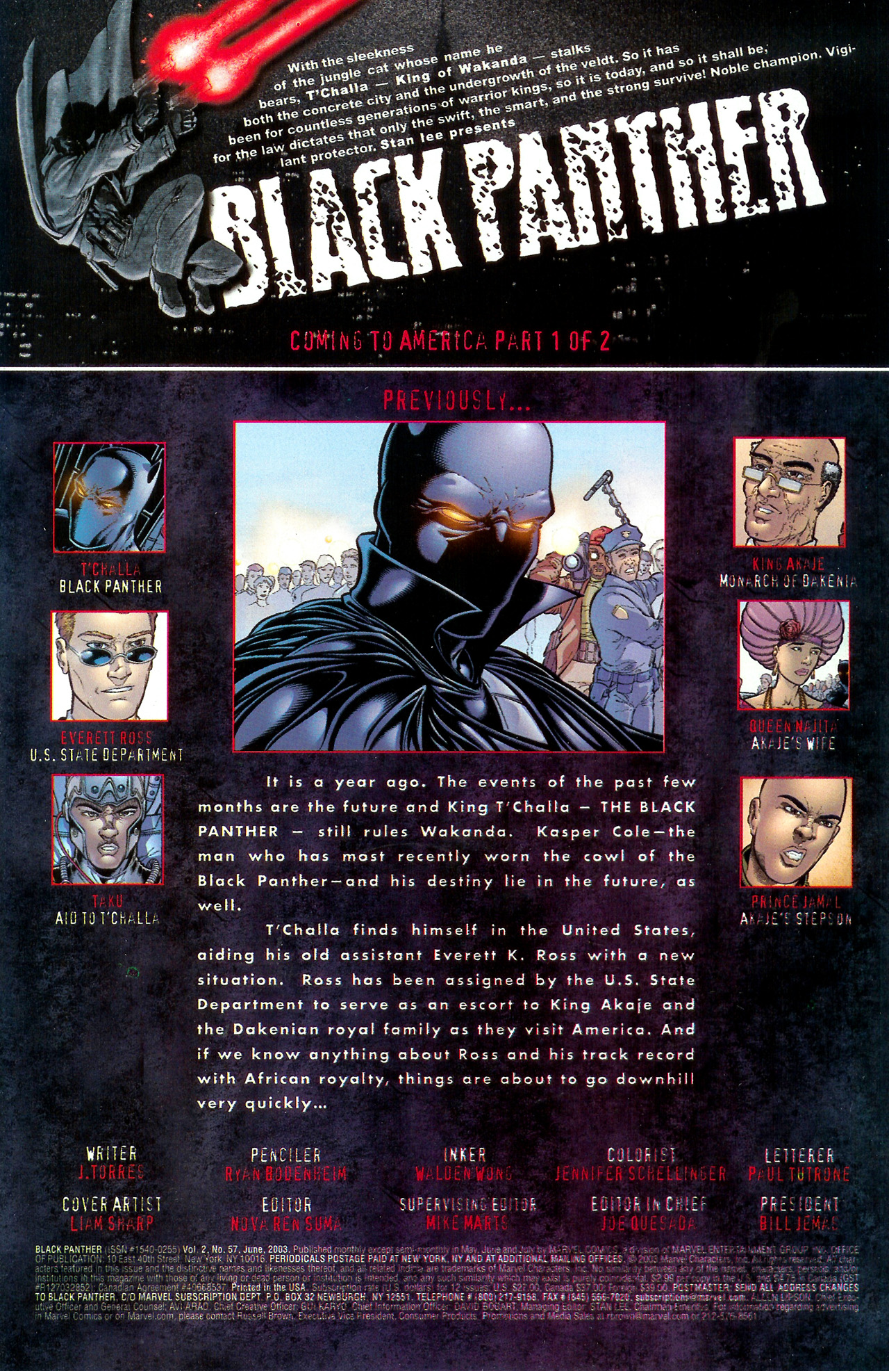 Read online Black Panther (1998) comic -  Issue #57 - 2