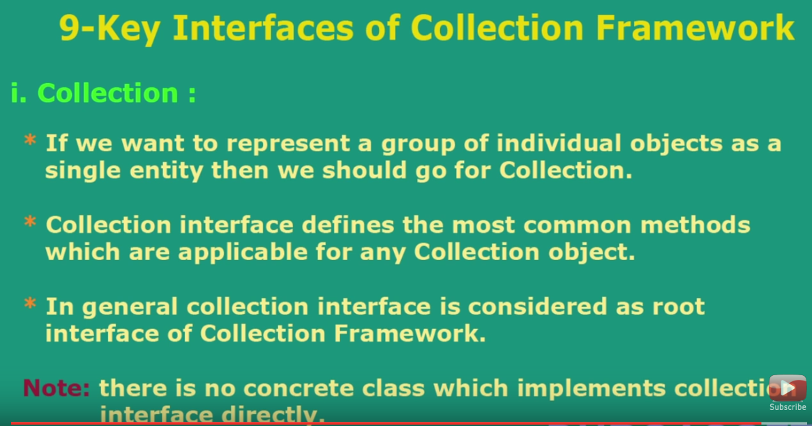 knowhow 9keyinterfacesofCollectionframework