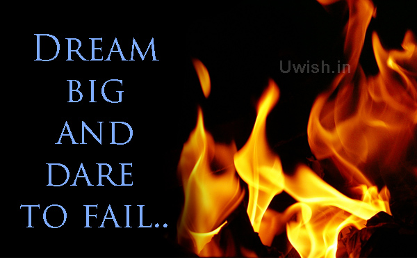 Dream Big and Dare to Fail