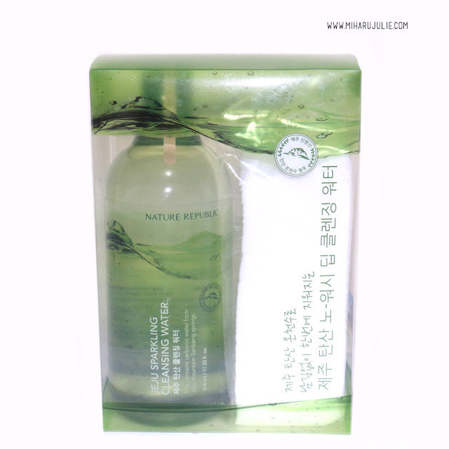 nature republic jeju sparkling cleansing water review