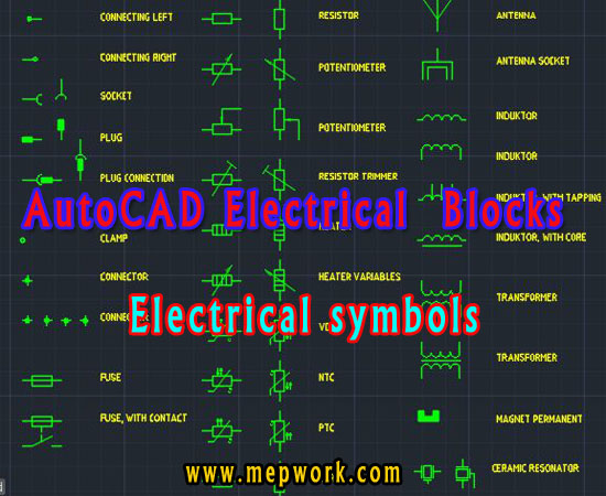 architectural electrical symbols for autocad