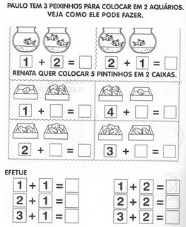 conte%2Bos%2Bpeixinhos - Atividades de Matemática para Educação Infantil