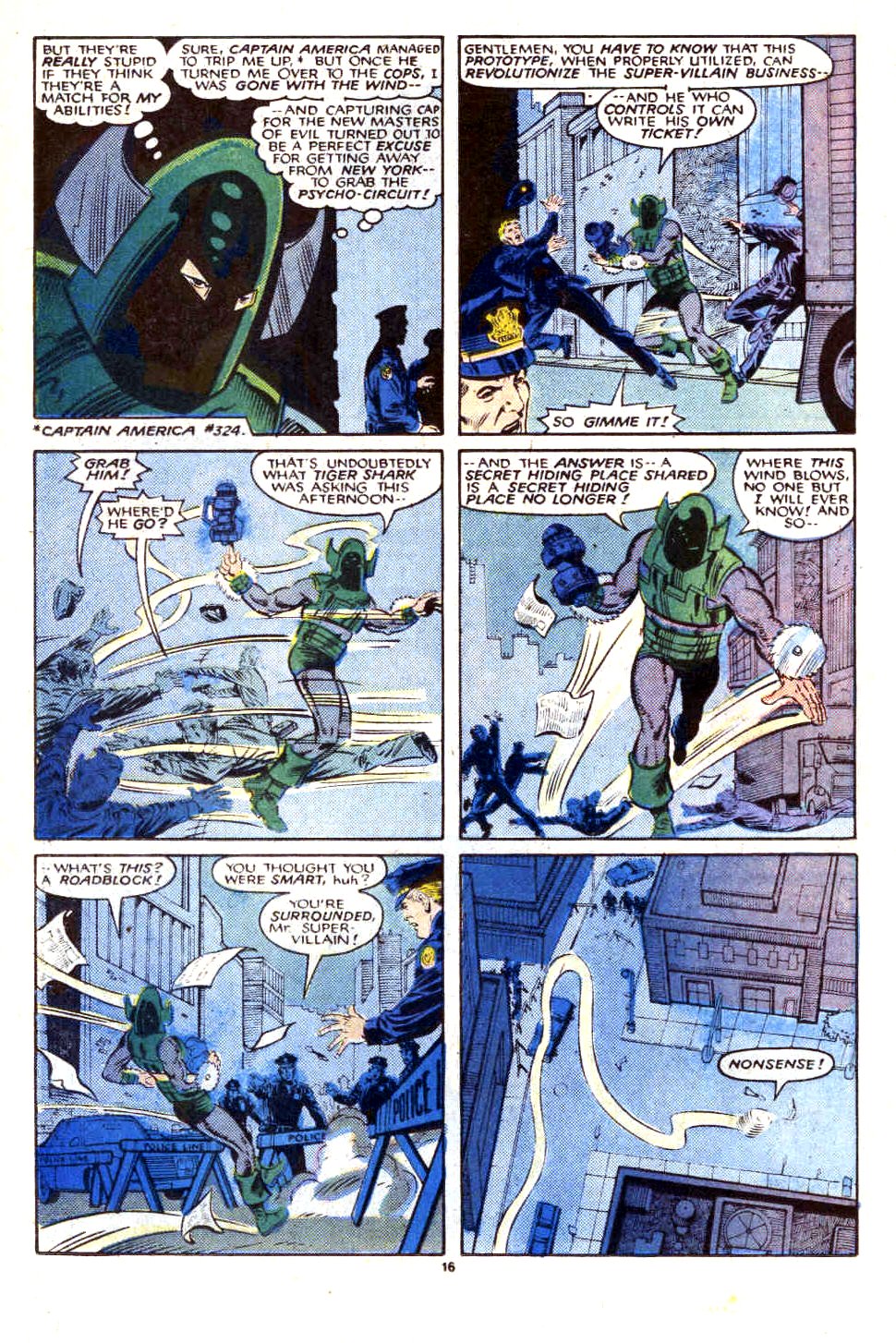 Captain America (1968) Issue #323b #252 - English 17