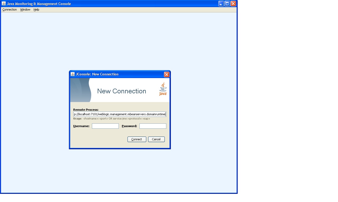 JMX console (JConsole) usage in Logic 10gR3 My Tech World
