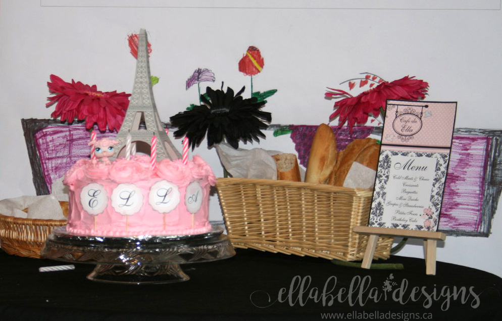 Ellabella Designs French Pink Poodle Paris 8th Birthday Party
