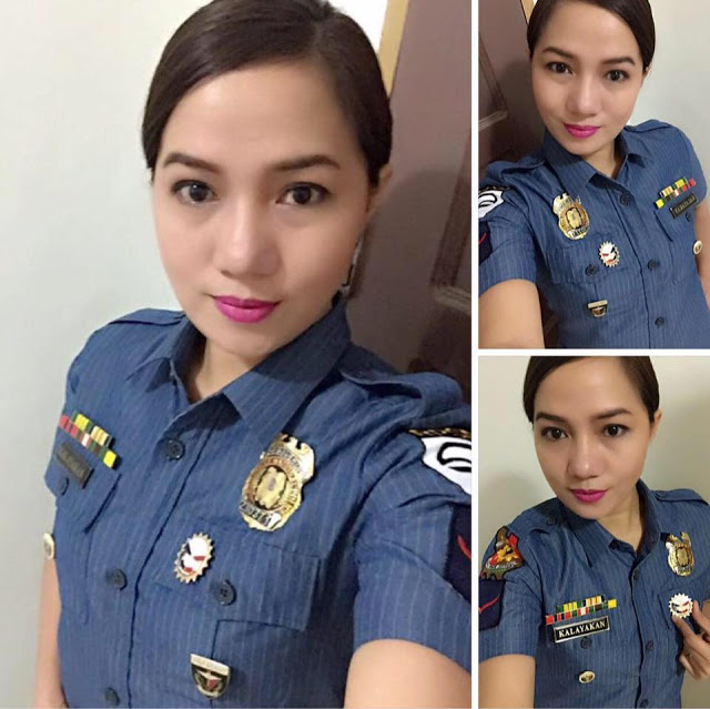 A Very Beautiful Policewoman In The Philippines 