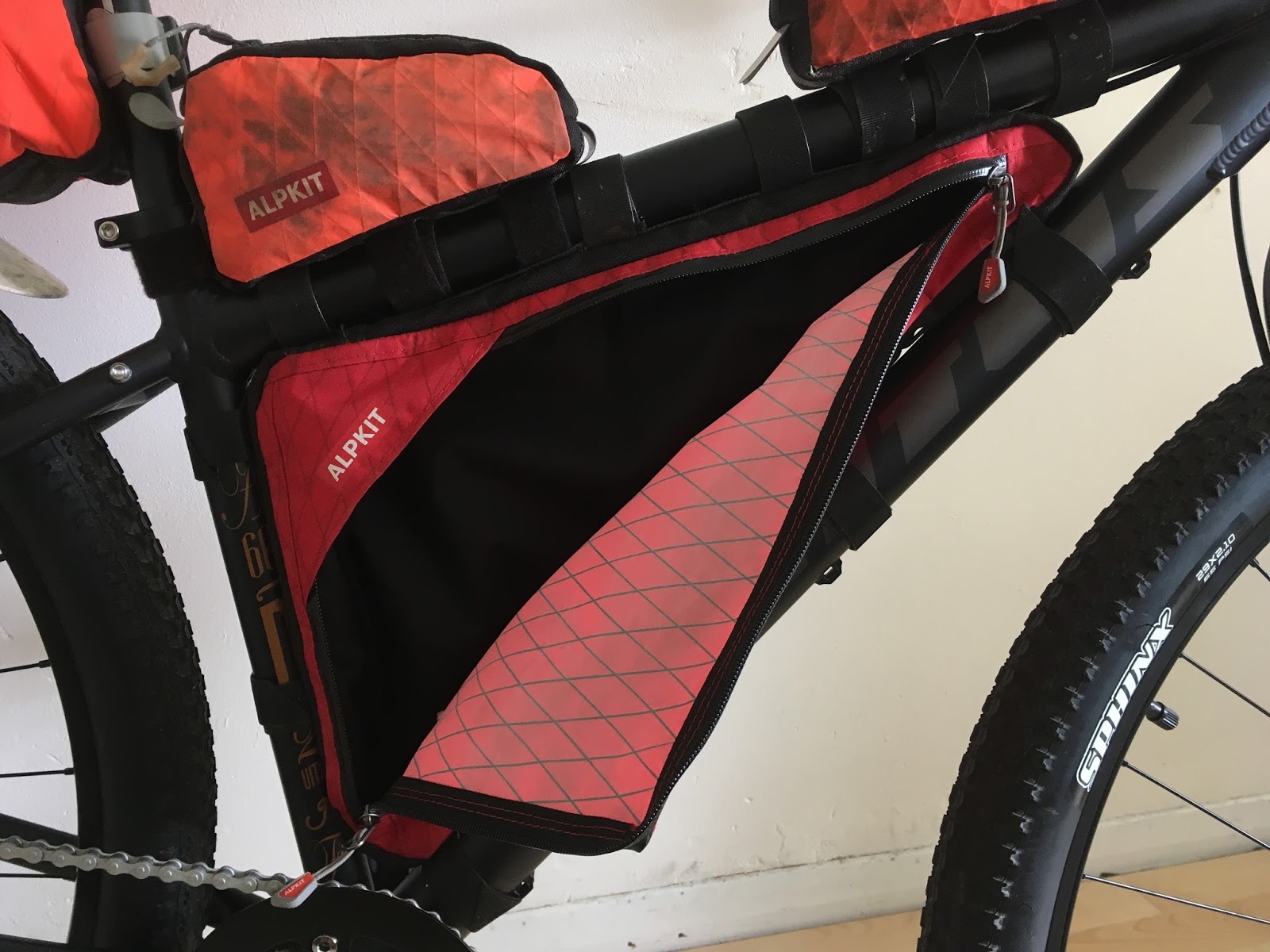 Chase The Rainbow: Review: Alpkit Bikepacking Luggage.