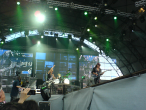 Scorpions, 9 iunie 2011, Bad Boys Running Wild, Rudolf Schenker, Matthias Jabs, Klaus Meine (in spate) si James Kottak (in spate la tobe)