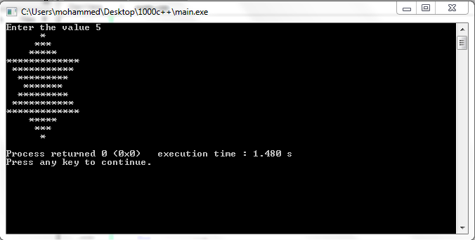 Programmers Area: C++ program to print patterns