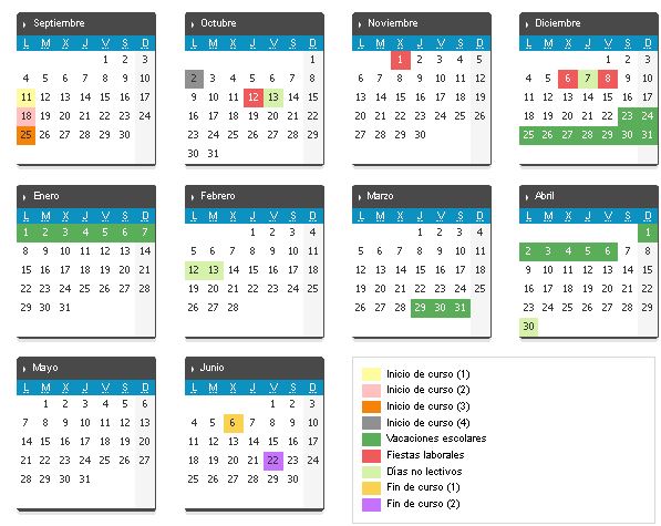 Calendario 2017 Escuela Córdoba: Imprime y Organiza
