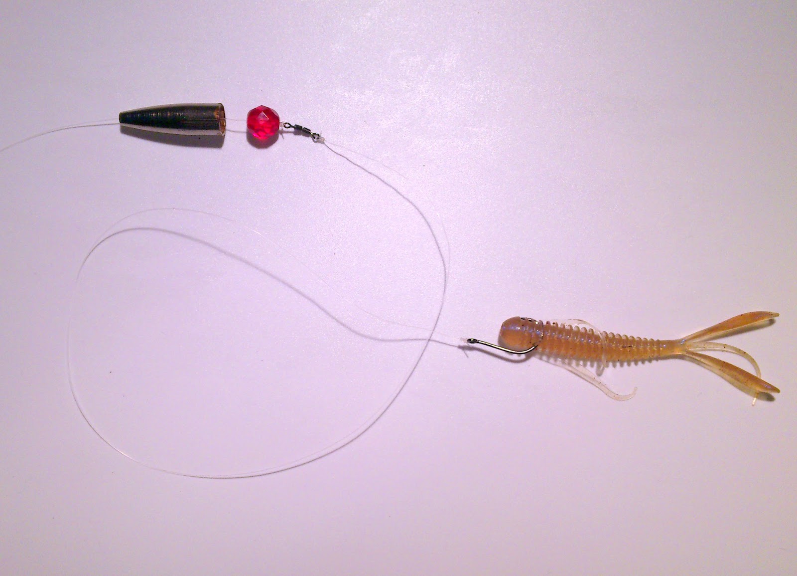 Tobias Hoffmann´s Angelblog Carolina Rig Montage auf Barsch