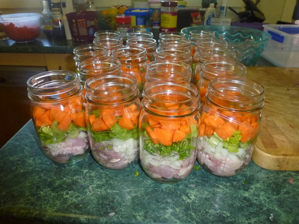 Our Aussie off grid heaven Canned turkey and vegetable soup.