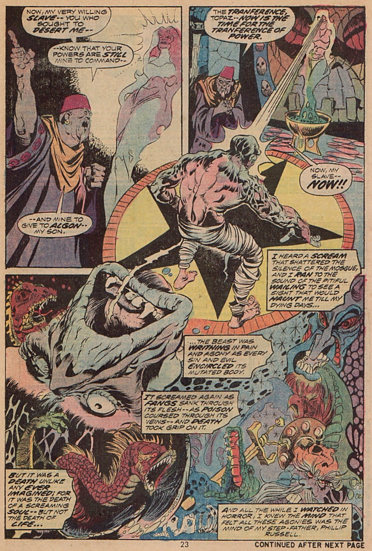 Read online Werewolf by Night (1972) comic -  Issue #14 - 16