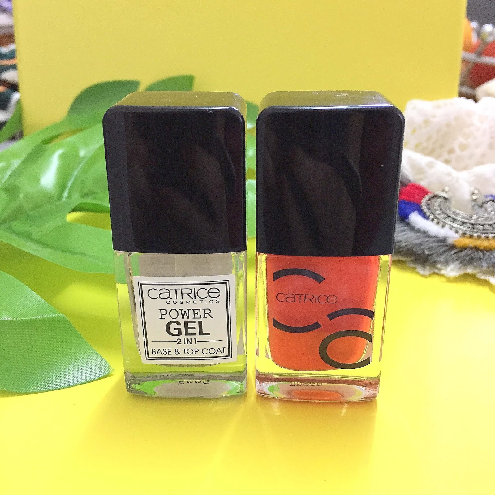 Catrice ICONails Gel Lacquer and Power Gel 2 in 1 base/top coat Pink