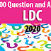 Download Weekly 100 Question and Answers for LDC 2020