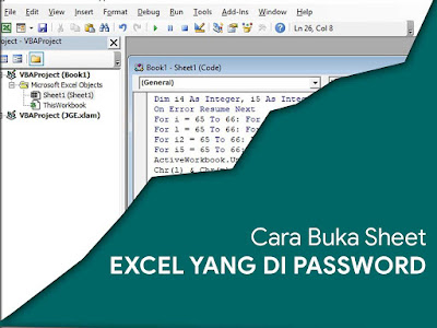 Cara Membuka File Excel yang di Password 
