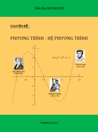 Chuyên Đề Phương Trình và Hệ Phương Trình - Nguyễn Anh Huy