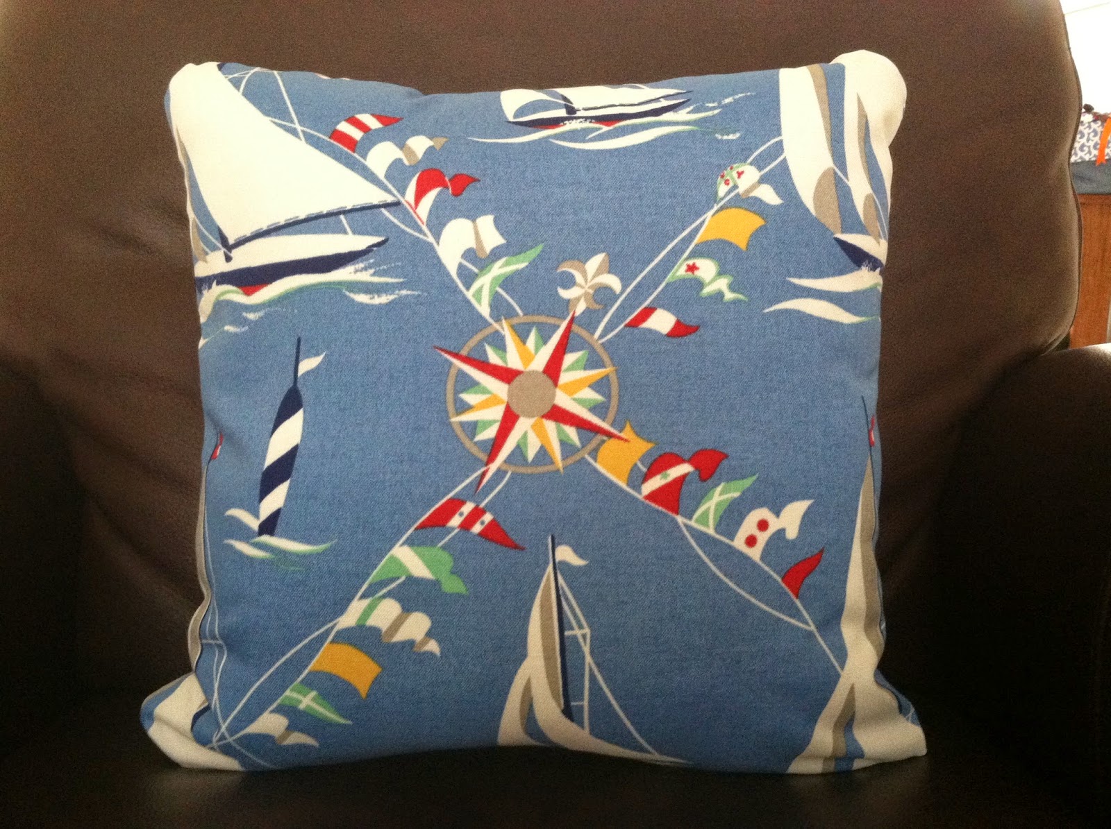 Roonie Ranching Sneak preview of the huge nautical pillow and bag project