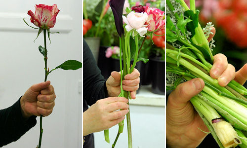 Comment Faire Pour Attacher Un Bouquet Maison Rose