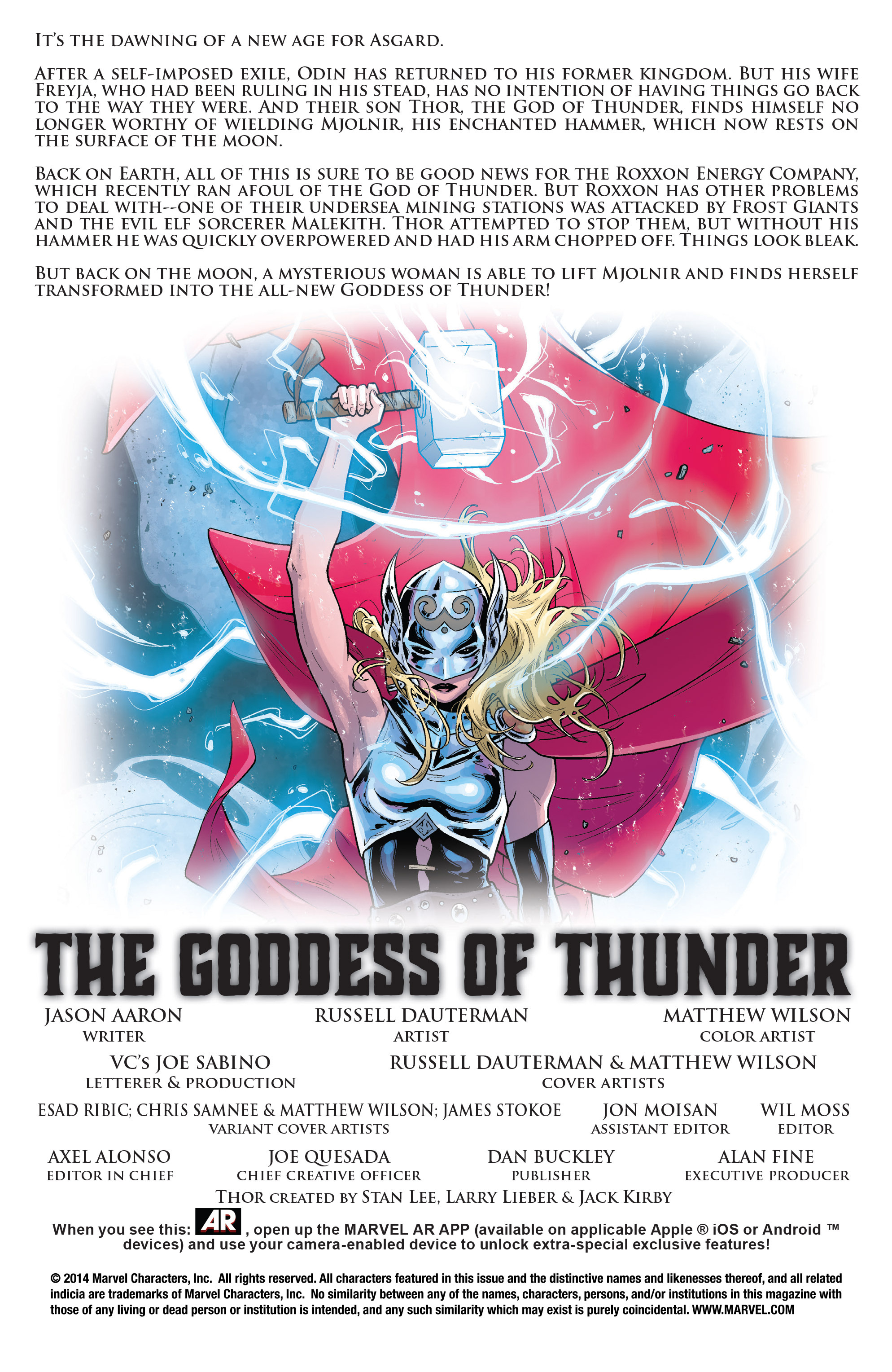 Read online Thor (2014) comic -  Issue #2 - 2
