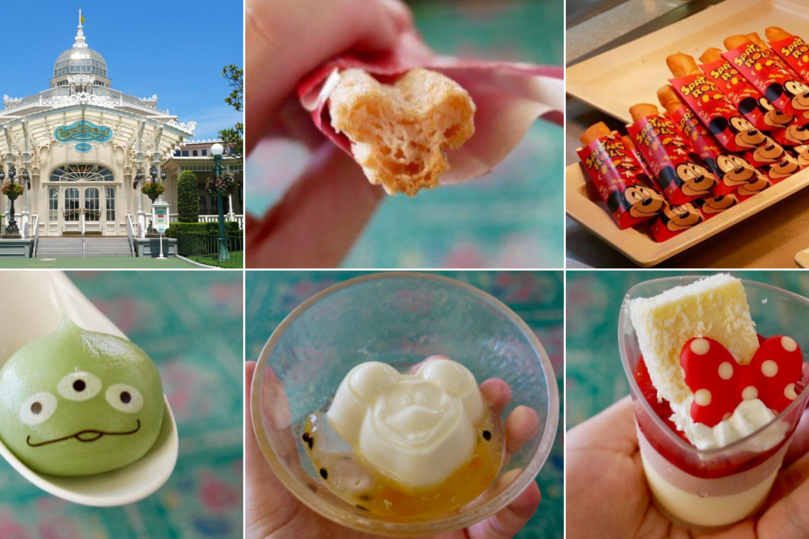 Tokyo Disneyland Dining All You Can Eat desserts at Crystal Palace