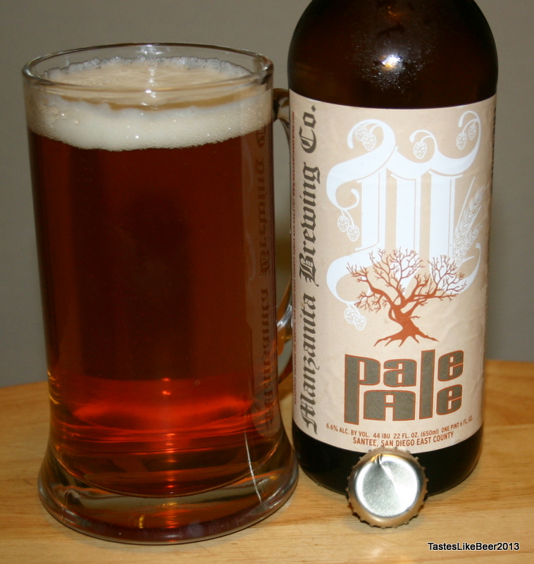 Tastes Like Beer Manzanita Brewing Co. Pale Ale