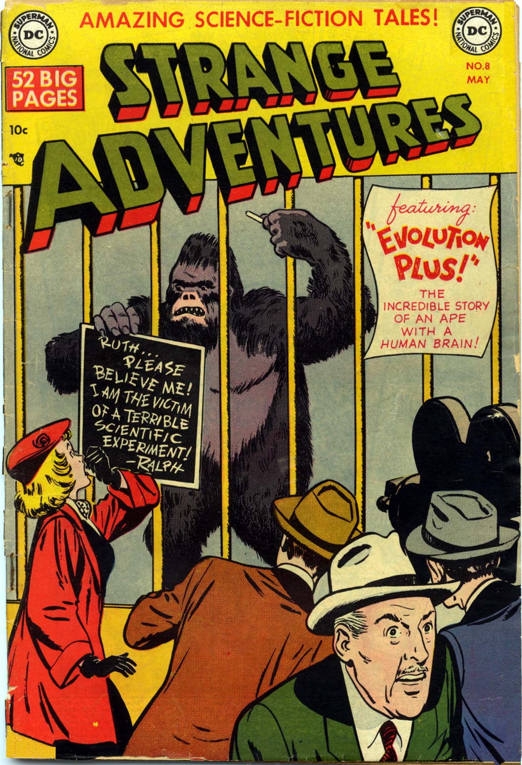 Read online Strange Adventures (1950) comic -  Issue #8 - 1