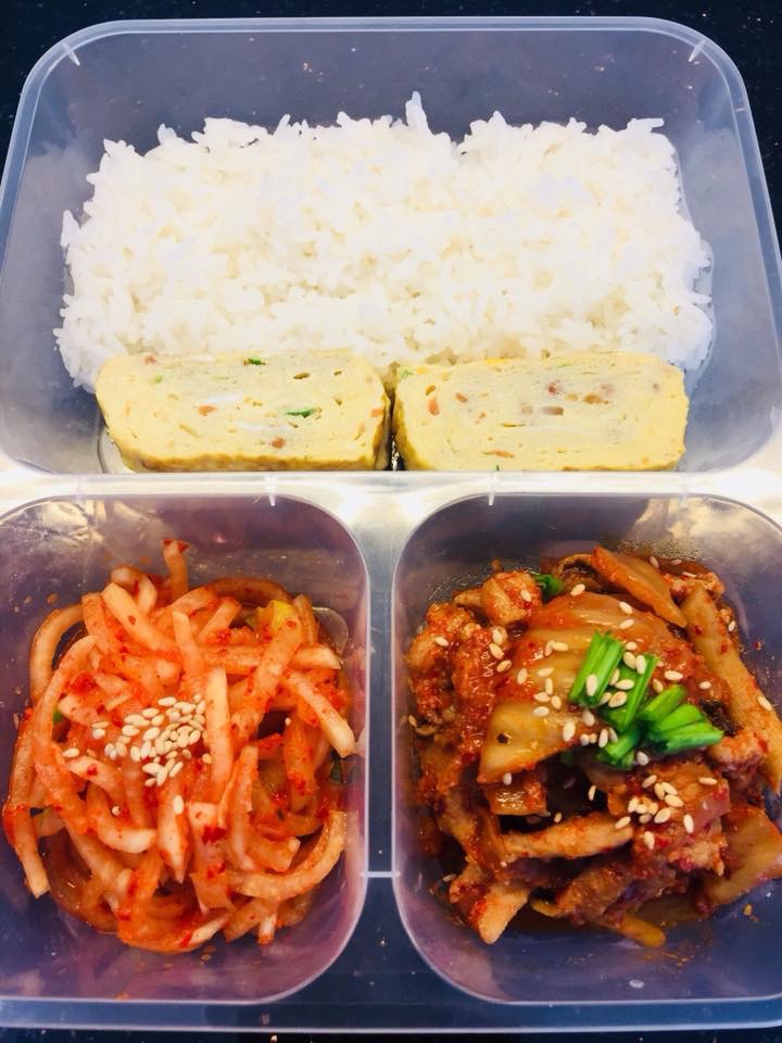 Delivery Korean Lunch box Korean chef cooked Miri Food Sharing