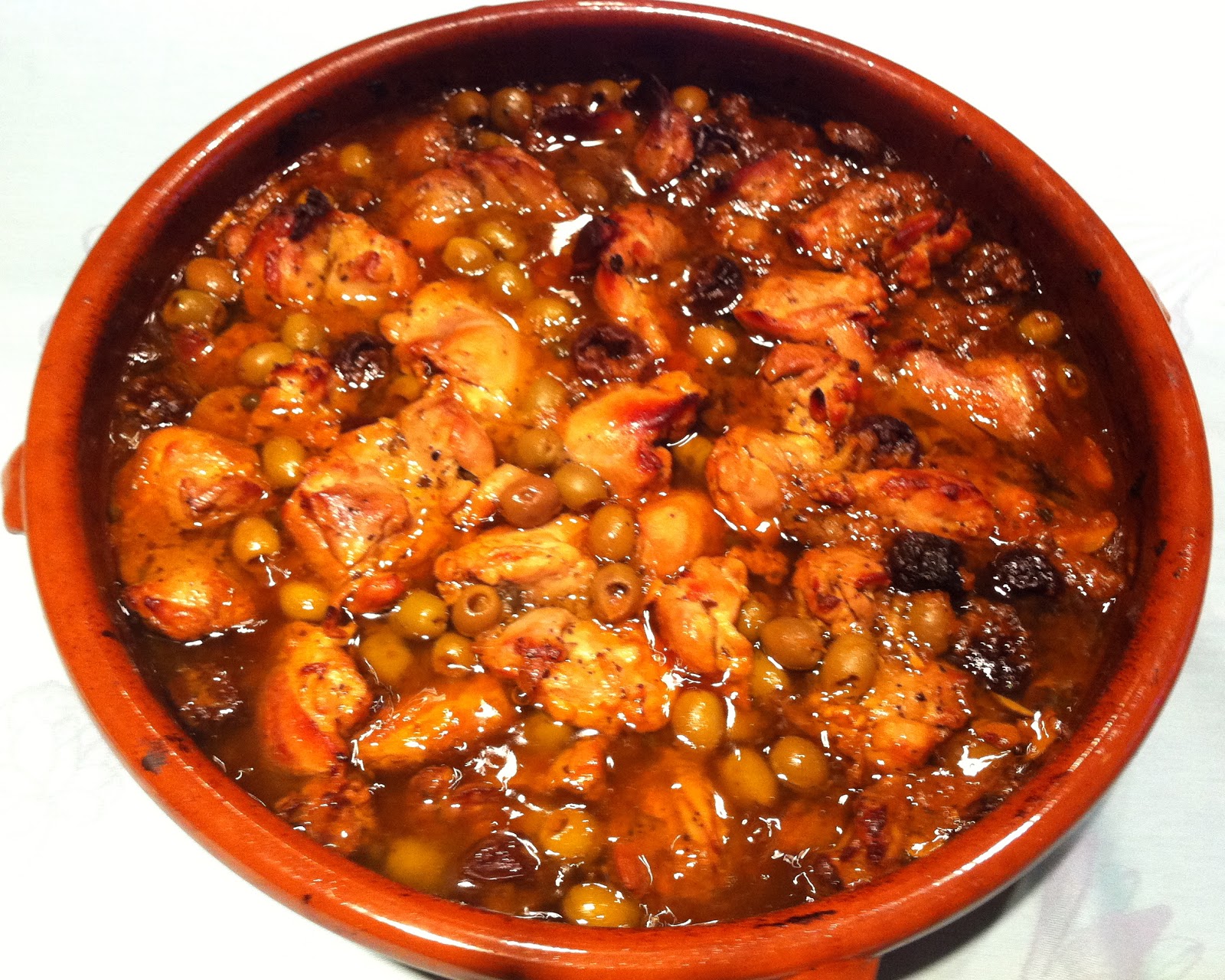 Shabbat Dinner Chicken Marbella, Brisket, and Fish Stew
