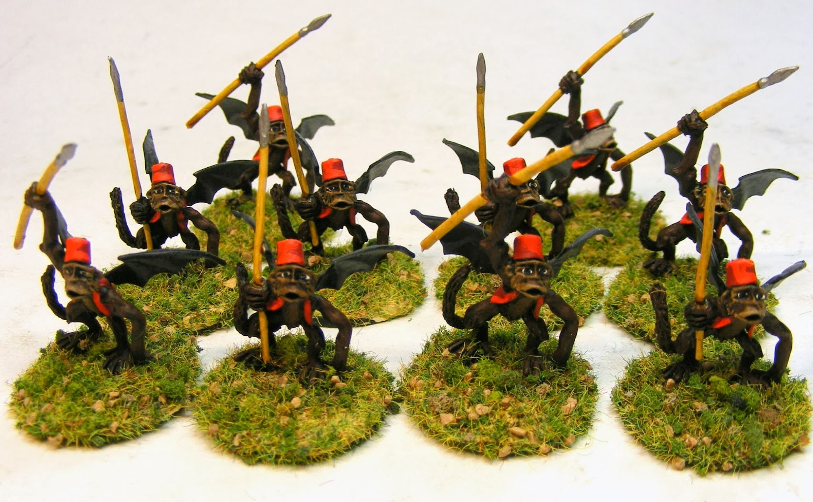 Evil Bob's Miniature Painting: More Flying Monkeys!