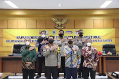 Kapolda Banten Pimpin Rakor Evaluasi Dukung Pemulihan Ekonomi Nasional