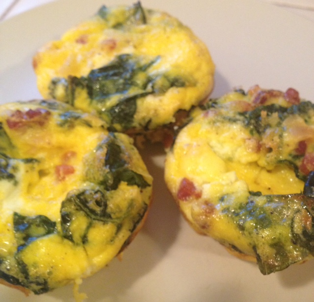 Centered by the Plate Healthy Breakfast for the week Kale & Pancetta